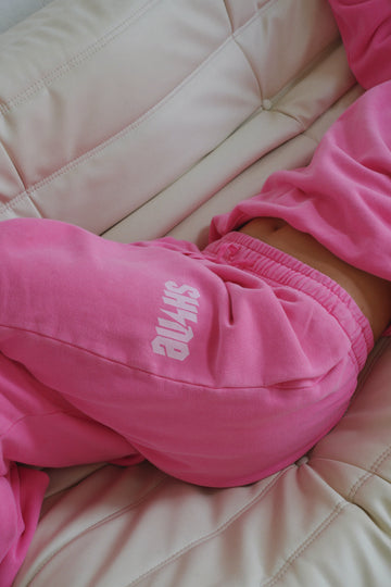 Traveller Tracksuit Pants | Bright Pink