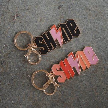Shine Key Ring | Black