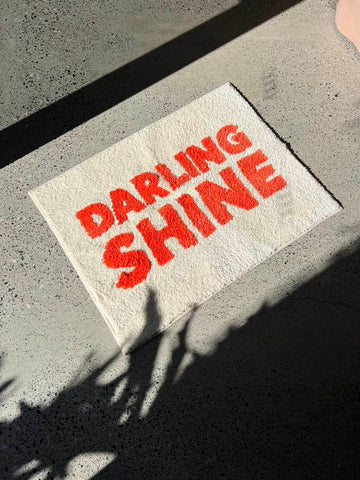 Darling Shine Bath Mat | Tangerine